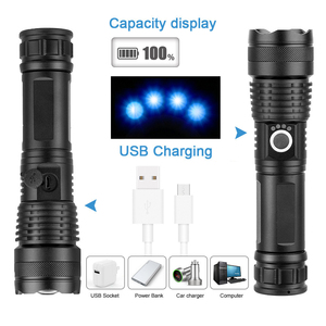 Siêu sáng 1000 lumen có thể sạc lại USB Zoomable Đèn pin công suất cao LED <span class=keywords><strong>Torch</strong></span> Hợp kim nhôm không thấm nước XHP50 Led <span class=keywords><strong>zoom</strong></span> <span class=keywords><strong>Torch</strong></span> - Product Image 5