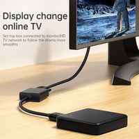 Adaptor Jasoz DP ke VGA, Konverter DisplayPort Male ke VGA Female 1080P 60Hz Berlapis Emas untuk PC Laptop Monitor Proyektor OEM/ODM