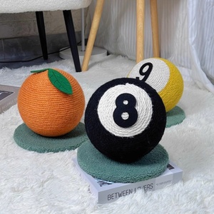 Poste Rascador para Gatos con Forma de Fruta de Sisal, Fresa, Naranja, Piña, Mesa de Billar, Estructura para Trepar para Gatos Pequeños, Juguete para Afilar Uñas de Gato - Product Image 2