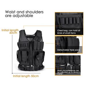 Chaleco Táctico Profesional para Exteriores, Ultraligero, para Entrenamiento de Airsoft, Ajustable, para Adultos, Chaleco Portaplacas para Juegos de Batalla CS - Product Image 4