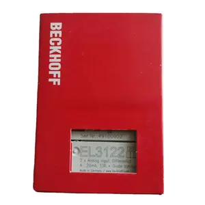 BECKHOFF EL3122 | EtherCAT terminali, 2 kanallı analog giriş, akım, 4-20 mA, 16 bit, diferansiyel