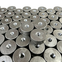 Plaque d'ancrage en acier sur mesure pour barres d'armature, plaque de support en acier à ancrage complet pour la construction de bâtiments