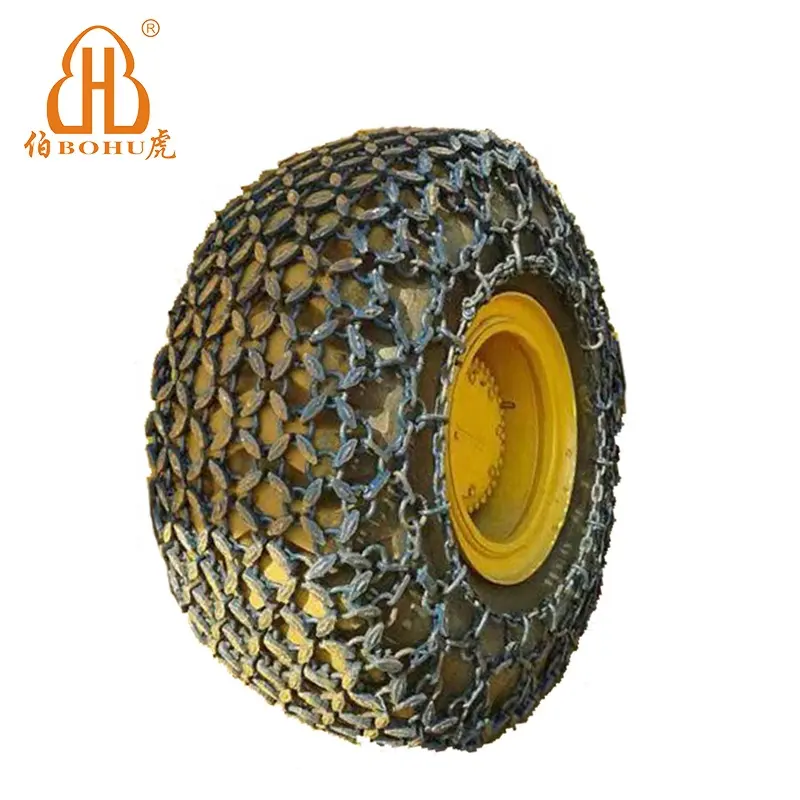 로더 타이어 보호 체인 건설 타이어 체인 용 BOHU 타이어 보호 체인