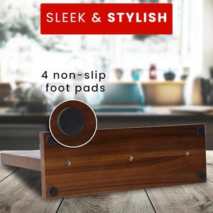 Đôi Hai Mặt Nhỏ Keo Gỗ Nhà Bếp Dao Khối Bền Mạnh Mẽ Gỗ Nam Châm Dao Chủ - Product Image 5