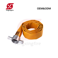 Vente directe d'usine, tuyau de type 3 de 65 mm avec raccords instantanés, 20 m, 30 m, tuyau recouvert de caoutchouc nitrile, haute résistance à l'abrasion