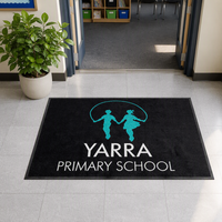 Tapis personnalisé avec logo pour studio de danse, salle de répétition, tapis de sol anti-microbien avec impression de logo signature, cours de danse classique