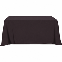 Housse de table extensible en spandex pour commande en gros, impression couleur personnalisée, nappe rectangulaire ajustée pour stand de salon professionnel