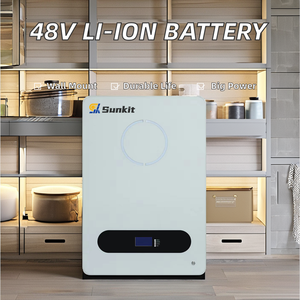 SUNKIT SK-WM-10kWh 5kWh/10kWh Wall Mounted Lithium Battery Solar <b>Energy</b> <b>Storage</b> <b>System</b> High Efficiency 6000 Cycles - Product Image 2