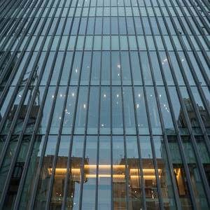 Façades <span class=keywords><strong>en</strong></span> <span class=keywords><strong>verre</strong></span> trempé antireflet moderne de 10mm pour villa <span class=keywords><strong>cuisine</strong></span> hôtel système de mur rideau aluminium - Product Image 2