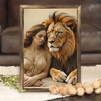 Cadre en bois rectangulaire 20x30cm pour peinture, idéal pour la décoration de chambre