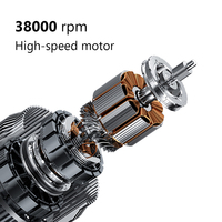 Styler multifonctionnel à air chaud à ions négatifs 110 000 tr/min, lissage et bouclage, 3 vitesses pour moins de dommages