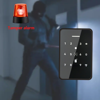 Lecteur de cartes de contrôle d'accès aux portes IP66 avec alarme anti-effraction WG26 WG34 EV3 RJ45 WiFi RFID IC NFC Mot de passe Code-barres Code QR dynamique