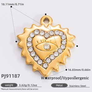 Ciondolo in acciaio inossidabile minimalista 18K oro madreperla con ciondolo personalizzato - Product Image 6