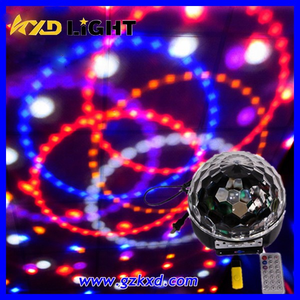 Effetto di Illuminazione Stella di Cristallo Della Sfera Della Discoteca di Cristallo Ha Condotto La Luce Della Sfera Magica di Ricarica con MP3 - Product Image 5