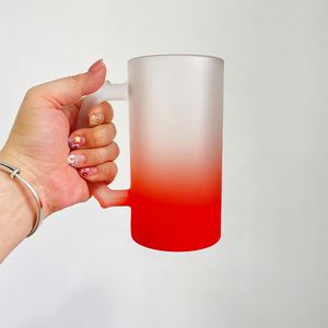 Mug de sublimation 16 oz 500 ml, mug de voyage pailleté arc-en-ciel, tasse à dégradé de couleur ombrée pour cadeaux personnalisés - Product Image 3
