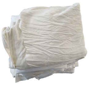 La mejor calidad de cama, sábanas de algodón blanco limpiando industrial trapos para limpieza - Product Image 1