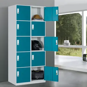 ตู้ล็อกเกอร์โลหะดีไซน์แบบกำหนดเอง,ตู้เก็บของเหล็ก6ประตูสำหรับยิมตู้เก็บเสื้อผ้าเพื่อการพาณิชย์