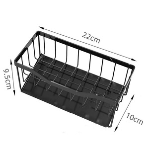 <span class=keywords><strong>Porte</strong></span>-éponge en acier inoxydable YOTO pour savon à vaisselle de vidange de cuisine pour évier de comptoir avec plateau de vidange automatique - Product Image 5