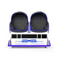 Chaise VR Egg, simulateur de réalité virtuelle 9D, deux places, avec lunettes 3D, machine de jeu d'arcade pour équipement de parc à thème