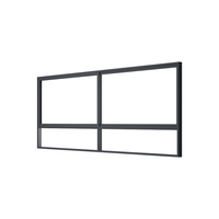 Fenêtres coulissantes insonorisées en alliage d'aluminium pour cuisine et balcon de villa, fournisseurs de fenêtres et de portes en aluminium à Linyi.