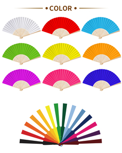 FAI DA TE Bianco di Bambù Ventaglio Pieghevole Ventilatore Tenuto In Mano di Carta Piegato Fan per la Cerimonia Nuziale Del Partito e Della Decorazione Della Casa - Product Image 6