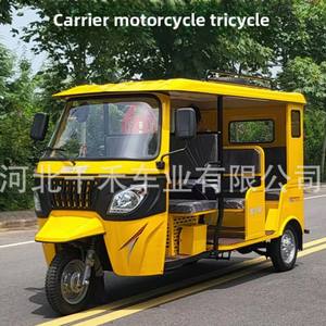 Motociclo a Tre Ruote a Carburante con Carrozzeria Chiusa, Tuk Tuk Motorizzato per Passeggeri <200W <110cc - Product Image 4