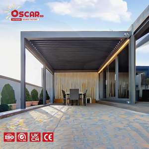 Table de patio motorisée en aluminium imperméable, kits de mobilier de jardin, mobilier d'extérieur pour cour arrière, bord de <span class=keywords><strong>piscine</strong></span>, pergola en promotion - Product Image 1