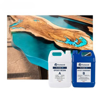 Résine époxy pour adhésif AB, résine époxy autonivelante, résine époxy pour table rivière, résine époxy A et B, résine époxy US Direct pour tables