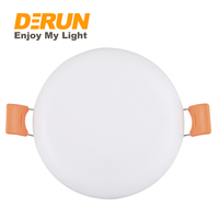 Plafonnier LED encastré sans cadre, pour la maison et le bureau, avec couvercle rond en plastique, 9W 18W 24W 36W 110V 220V, LPL-FRAMELESS