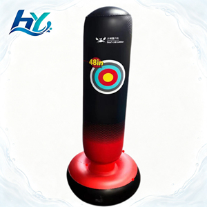 Saco de Boxeo Inflable de PVC para Niños, Plegable, para Entrenamiento de Reflejos, con Relleno de Agua, Popular en Todas las Estaciones - Product Image 1