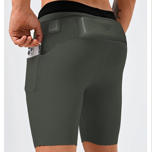 <span class=keywords><strong>Pantaloncini</strong></span> <span class=keywords><strong>Sportivi</strong></span> da Uomo a Mezza Lunghezza, Leggings Corti in Nylon per Corsa, Elastici per Fitness e Gara, con Logo Personalizzato, <span class=keywords><strong>Pantaloncini</strong></span> a Compressione - Product Image 1