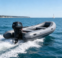 Moteur hors-bord diesel 2 temps refroidi par eau certifié CE MIDE, 25 kg, démarrage au pied, réservoir de carburant, facile à utiliser pour petits bateaux, garantie 1 an