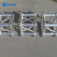 Structure en aluminium portable de 400*400 mm, couleur personnalisée, installation rapide pour événements extérieurs, 3 m