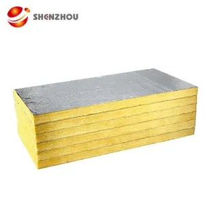 Glass Wool Roll With Aluminum Foil Thermal Isolation Fiberglass Wall Insulation Glass Wool