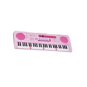 Bigfun 83 ס "מ ילדים פסנתר, נייד 61 מפתחות מקלדת פסנתר דיגיטלי (ורוד)