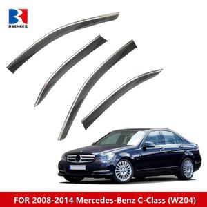 Pare-soleil pour Mercedes Benz Classe C W204 2008-2014, protection contre la pluie pour les portes de voiture, pare-soleil latéral, déflecteur de vent - Product Image 2