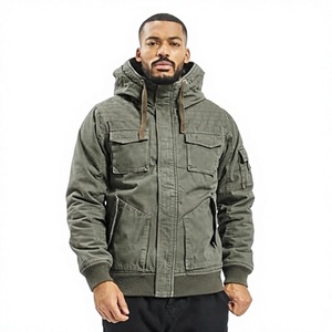 High Quality Casual Loose <b>Winter</b> Men's Bomber Jacket MA1 Flight Jacket <b>Waterproof</b> Thin <b>Coat</b> - Product Image 3