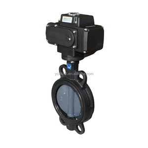 Electric Butterfly Valve Ductile Iron Wafer Flange 220V Actuator EPDM Seat DN65 <strong>2</strong>.5Inch for HVAC Water System - Product Image 2