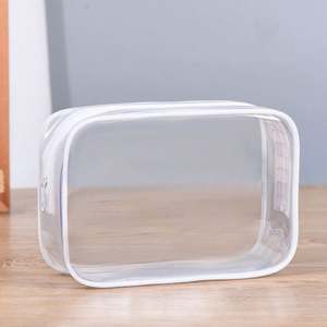 Bolsa de Cosméticos Transparente de Lujo Promocional, Impermeable, para Viaje, con Logotipo Personalizado - Product Image 2