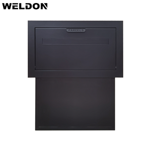 ตัวล็อคกุญแจกล่องจดหมายแบบฝังรั้วเหล็กกันน้ำกลางแจ้งสำหรับสวนอพาร์ทเมนต์แบบยืนสำหรับการจัดส่งพัสดุ - Product Image 1