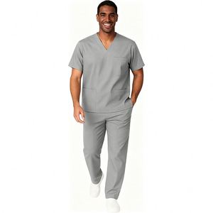 Spandex <b>Scrubs</b> Uniforms <b>Sets</b> Uniform Medical <b>Scrub</b> <b>Set</b> - Product Image 1