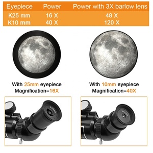 Telescopio a Rifrazione OPTO-EDU T11.5611-A F400 D70 - Product Image 2