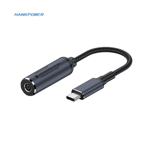 Нейлоновый Плетеный 100 Вт DC женский Разъем для USB Type C Мужской адаптер кабель для ноутбука PD Power кабель для быстрой зарядки - Product Image 3