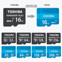 Nouvelle carte mémoire Micro Mini SD Kioxil originale 32 Go 64 Go 128 Go TF Exceria Micro Flash SD 100m/s C10 Cartes mémoire pour téléphone