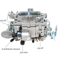 Nuevo Carburador Rochester Quadrajet de 4 Barriles y 750 CFM para Chevy 327/350/427/454 V8, 1966-1973, GMC Beetle 17054709, Motor 4MV, 12 Meses de Garantía