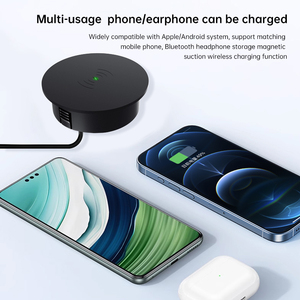 Accesorio para Muebles, Cargador Inalámbrico Magnético de 25W, Cargador Magnético para Teléfono de Escritorio, Cargador Magnético de Carga Rápida - Product Image 4