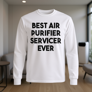 Camiseta de manga larga Best Air Purifier Servicer Ever - Product Image 3