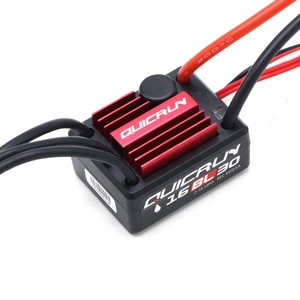 CSKY <span class=keywords><strong>Hobbywing</strong></span> QuicRun-WP-16BL30 Contrôleur électronique de vitesse (ESC) sans capteur <span class=keywords><strong>30A</strong></span> + Moteur Kv4500 + Carte de programmation pour voiture 1/16 1/18 - Product Image 4