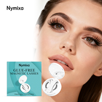 Nymixa – Kit de faux cils à fixation magnétique, style recourbé, effet naturel, matière douce et moelleuse, facile à poser