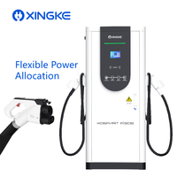 Estaciones de Carga de Suelo Xingke Z2, Cargador Rápido de CC de 120 kW con Equilibrio Dinámico de Carga, Cargador de Vehículos Eléctricos para Estacionamientos Comerciales
